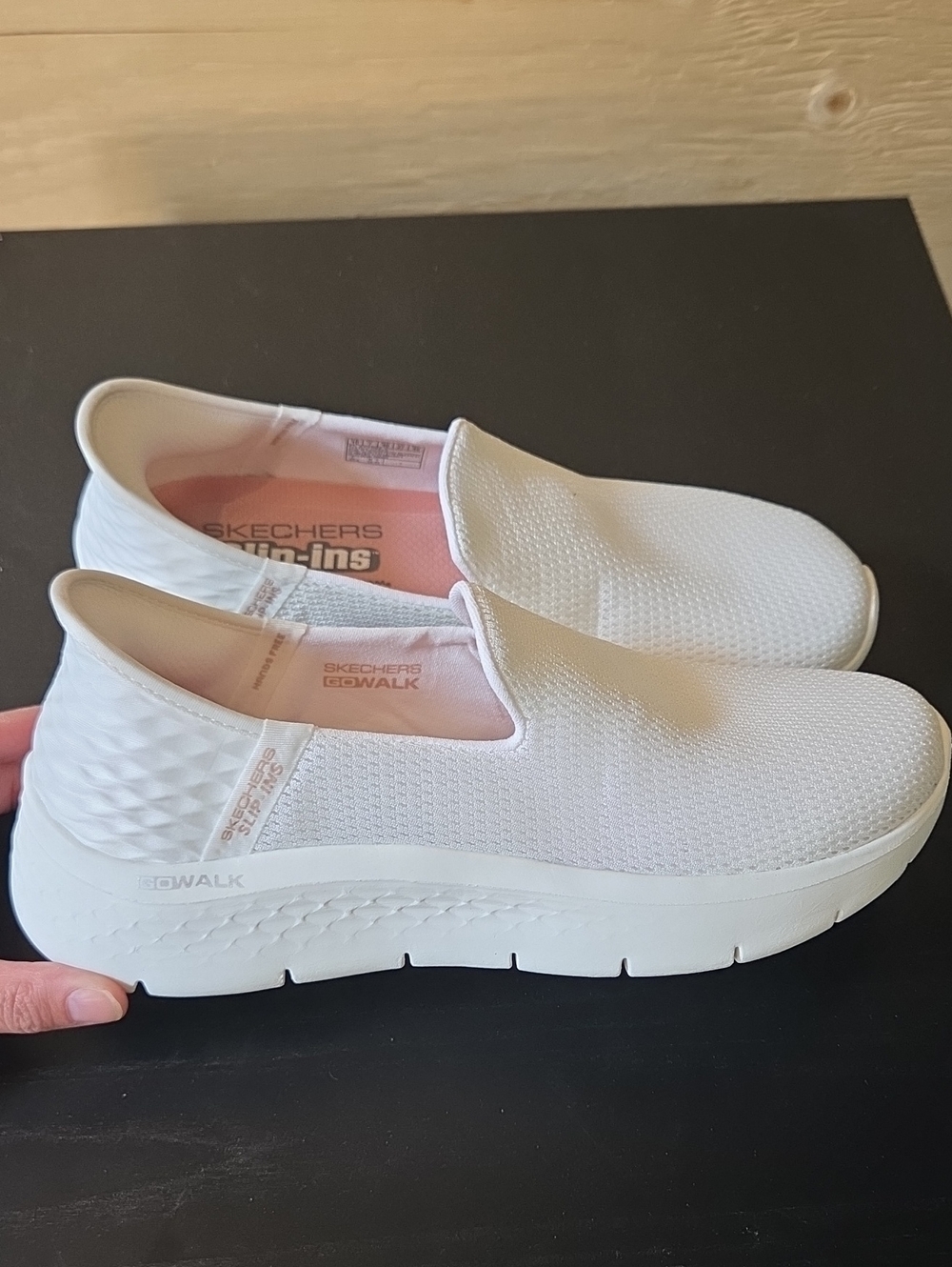 Skechers Size 9.5 GOwalk Slip-On Women's Sneakers in White NEW